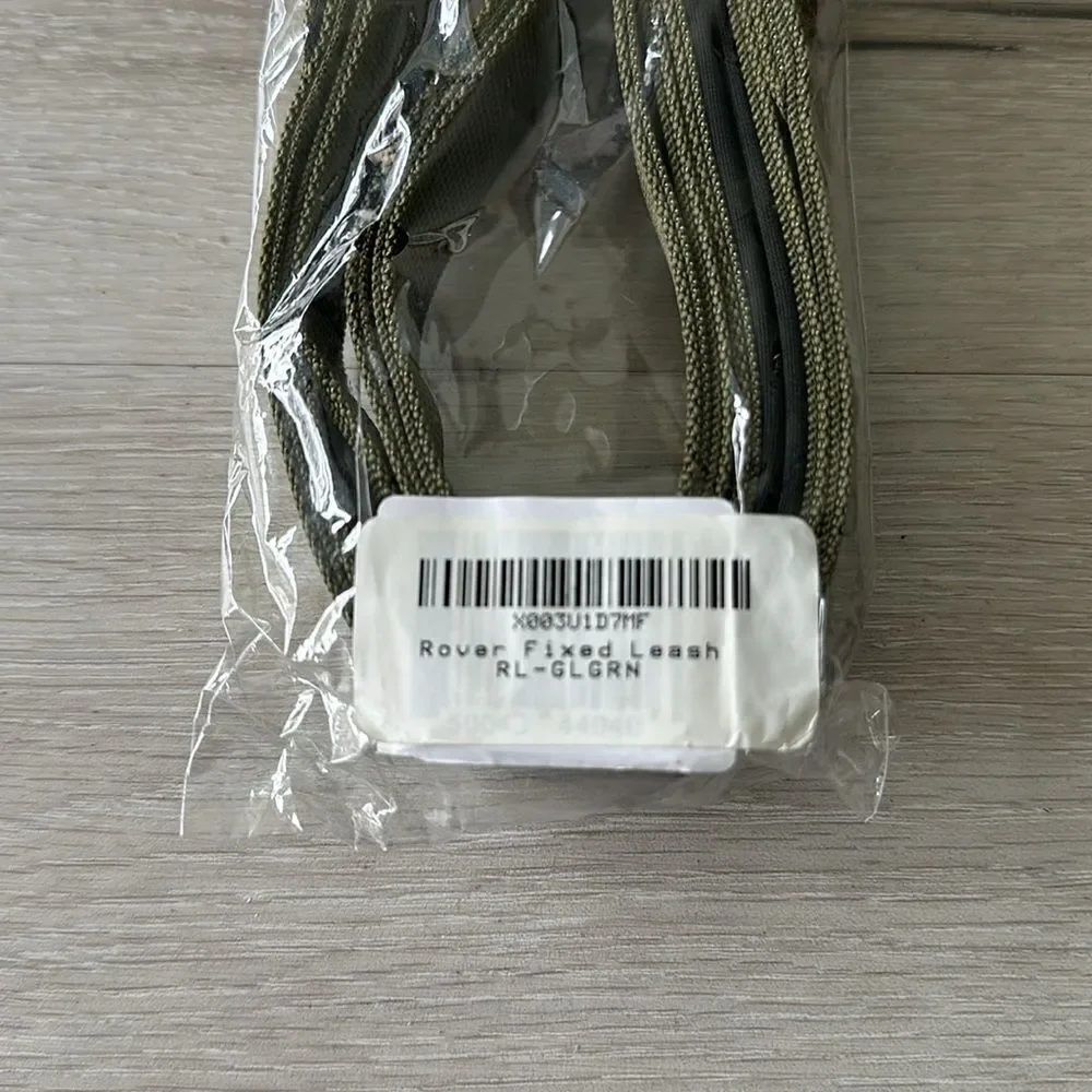 Mountain Hound Rover Fixed Leash Green/Gold OS NWT IN PACKAGE